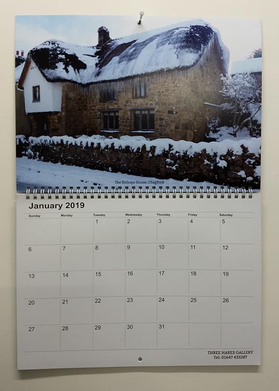 A4 Landscape with Wiro Calendars