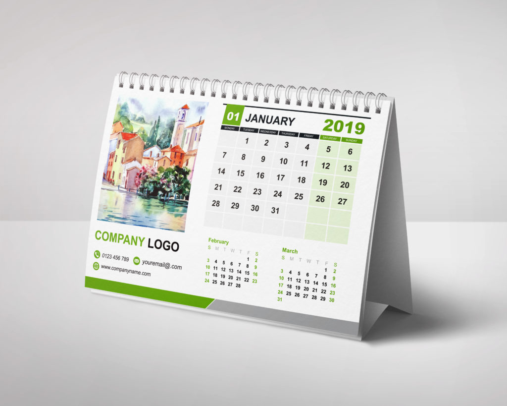 Download Free Calendar Mockups Design Psd 2019 2020 Calendarprinting4u PSD Mockup Templates