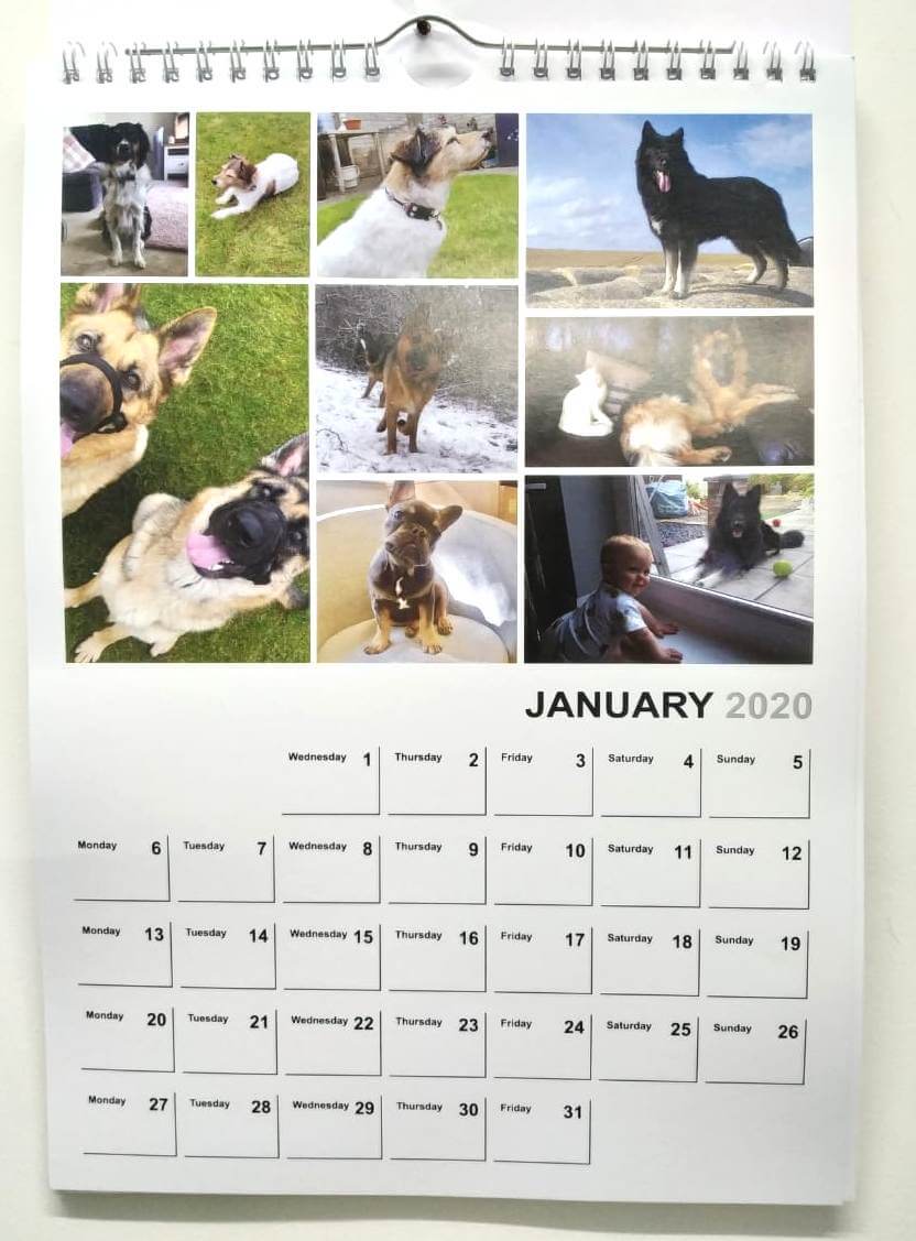 A4 Wall Calendar