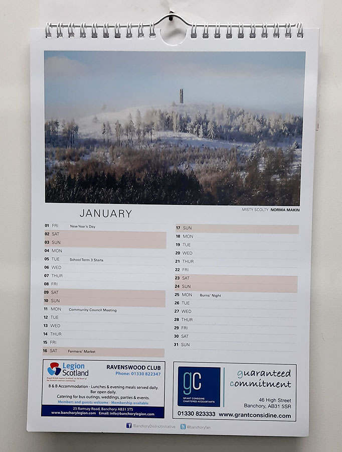 A3 Wall Calendar